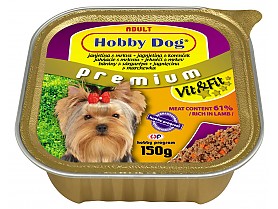 Hobby Dog 150g jehněčí s mrkví