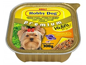 HOBBY-DOG kureci se zeleninou 300g_